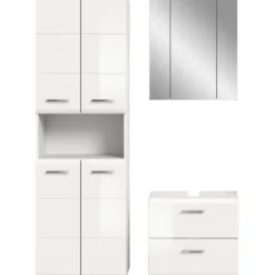 Hioshop Ice badkamer I58 wit hoogglans- wit