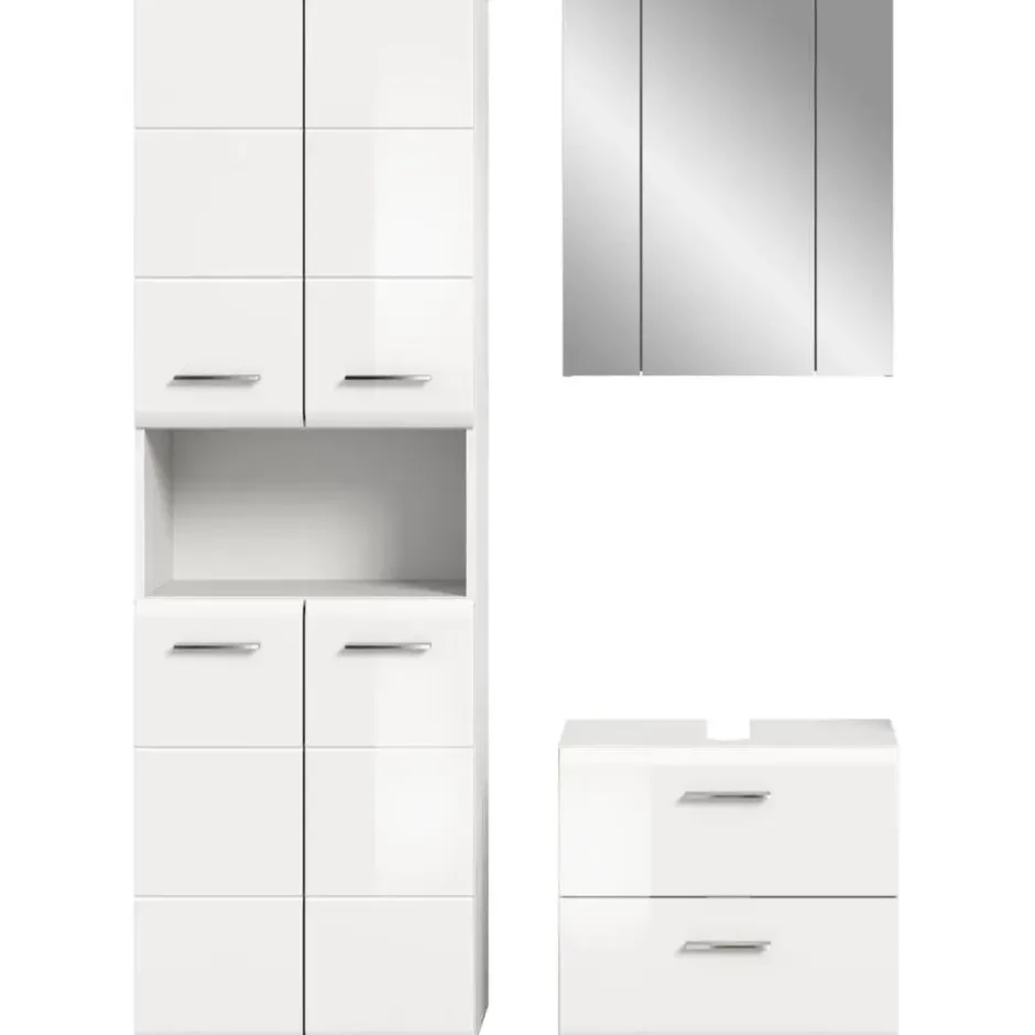Hioshop Ice badkamer I58 wit hoogglans- wit