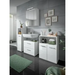 Hioshop Ice badkamer I58 wit hoogglans- wit