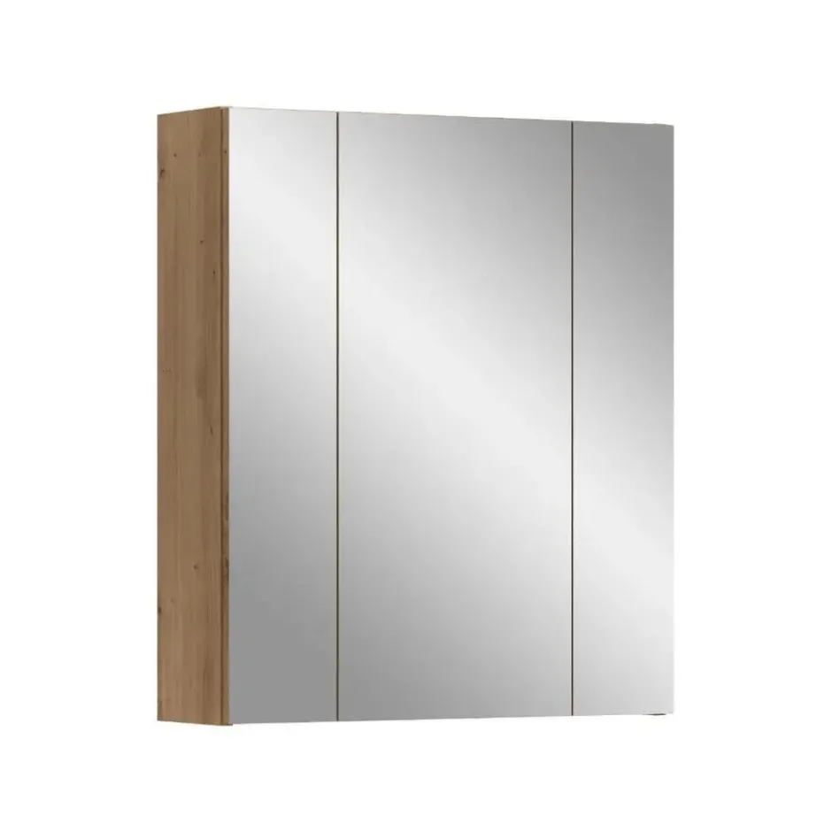 Hioshop Ice spiegelkast eiken decor