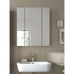 Hioshop Ice spiegelkast eiken decor
