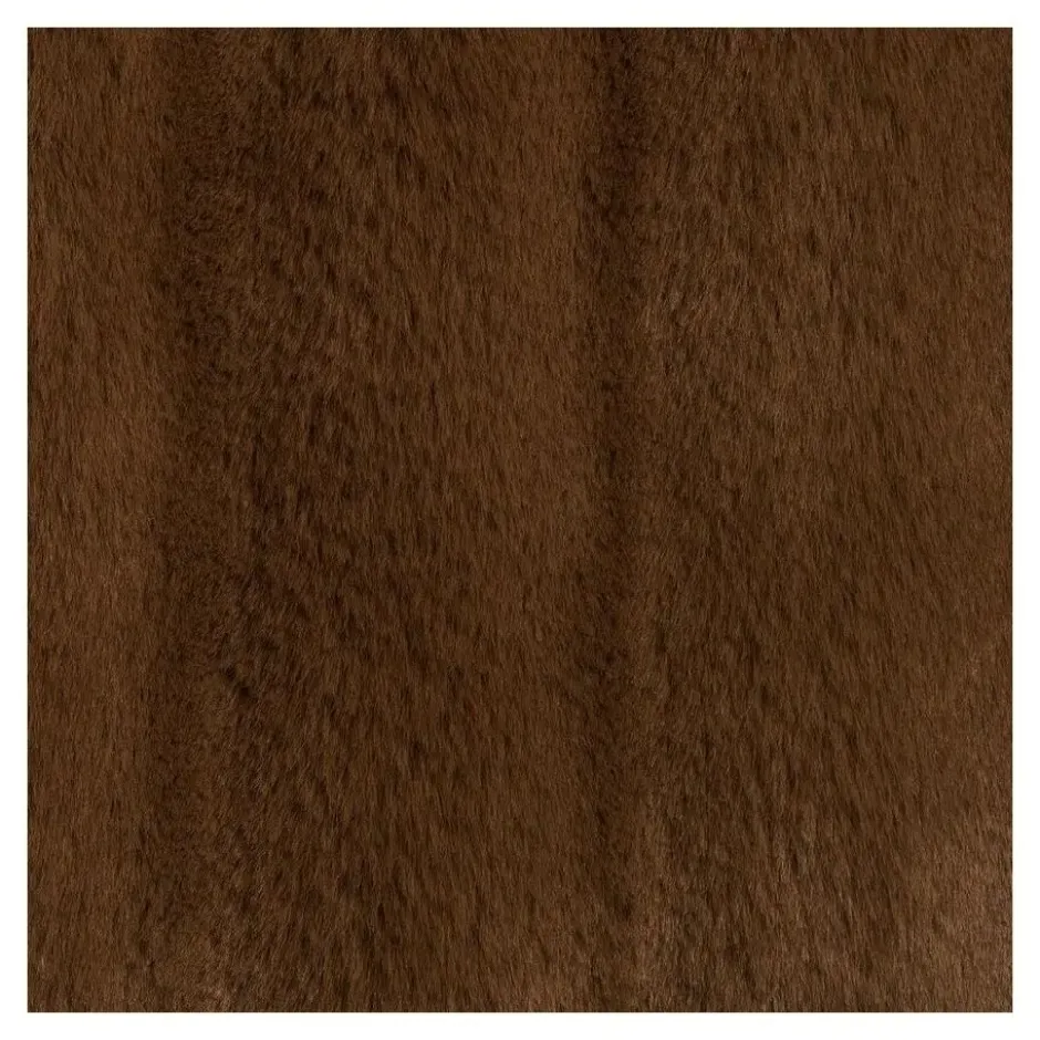 Hioshop Lærke plaid 130×180cm imitatiebont bruin