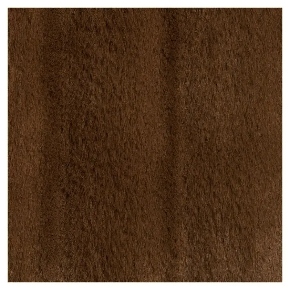 Hioshop Lærke sierkussen 45×45cm imitatiebont bruin