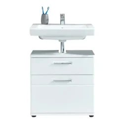 Hioshop Monte wastafel wit hoogglans- wit