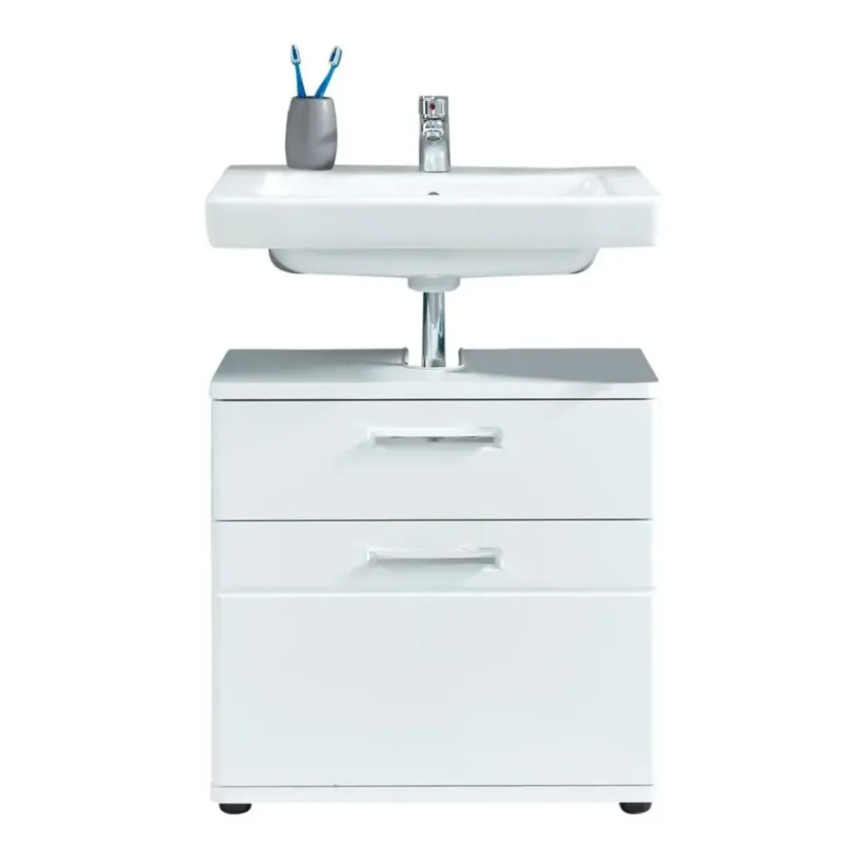 Hioshop Monte wastafel wit hoogglans- wit