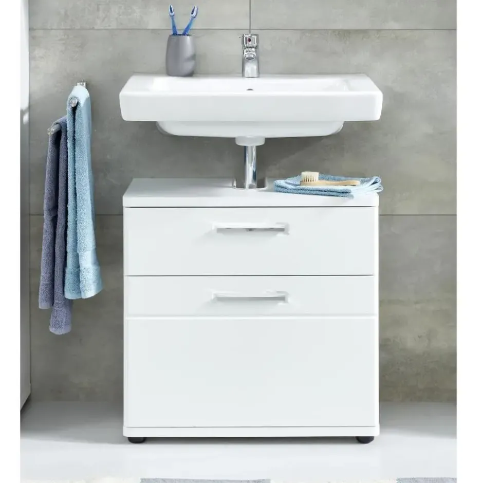 Hioshop Monte wastafel wit hoogglans- wit