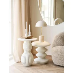 Hioshop Olea bureaulamp beige