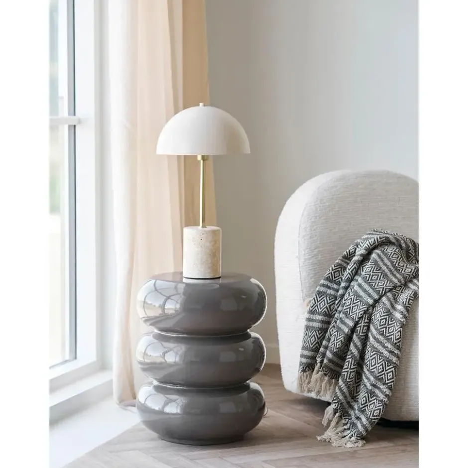 Hioshop Olea bureaulamp beige
