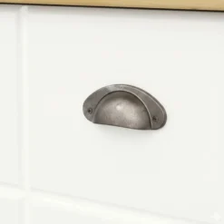 Hioshop Orienty schoenenkast 2 kleppen wit