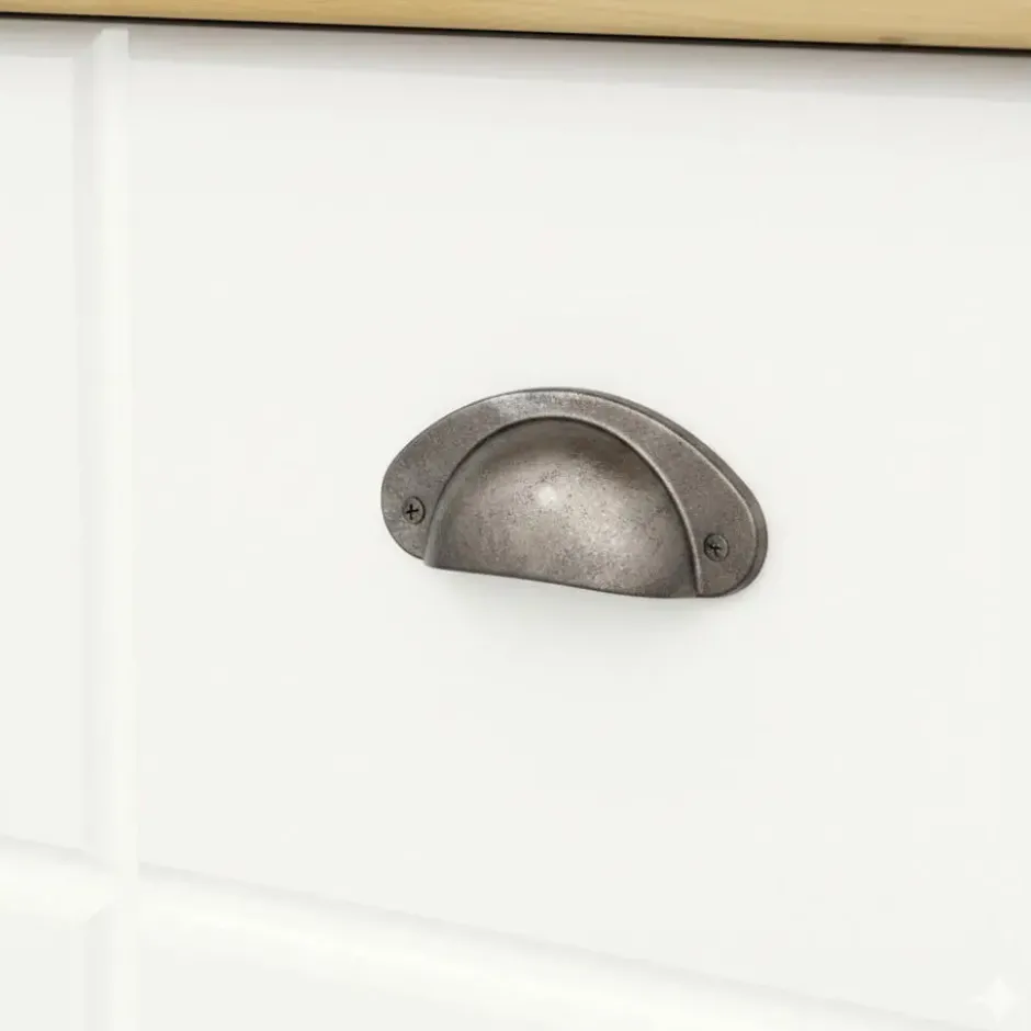 Hioshop Orienty schoenenkast 2 kleppen wit