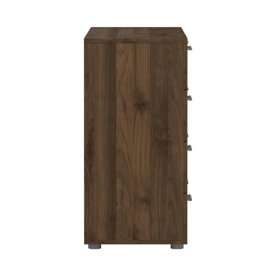 Hioshop Pepe kommode 8 lades walnoot decor