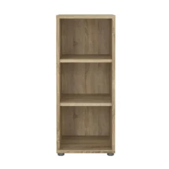 Hioshop Prima wandkast 3 vakken eikenstructuurdecor