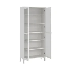 Hioshop Roma vitrinekast 2 deuren wit