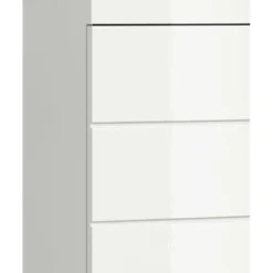 Hioshop Scout wastafel 2 deuren- 2 lades wit hoogglans- wit