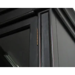 Hioshop Servieskast Mozart zwart dressoir met opzet