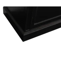 Hioshop Servieskast Mozart zwart dressoir met opzet