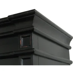 Hioshop Servieskast Mozart zwart dressoir met opzet