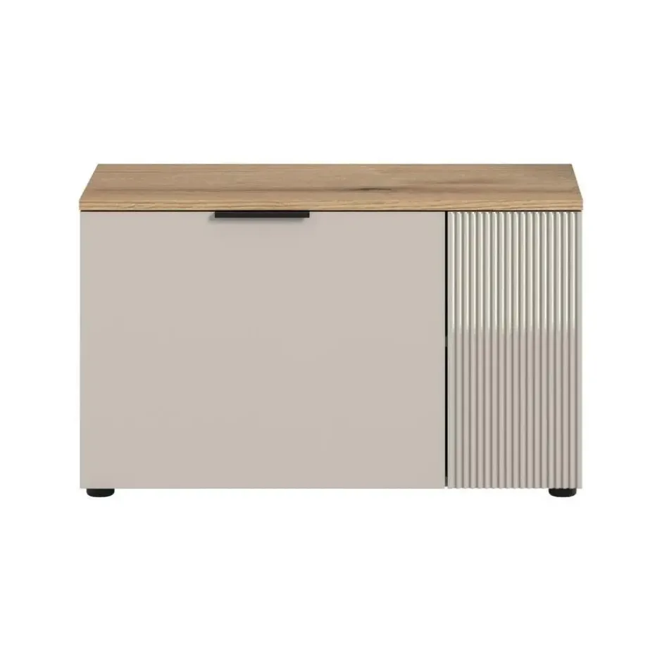 Hioshop Slide bank met opberging 2 deuren kasjmierdecor