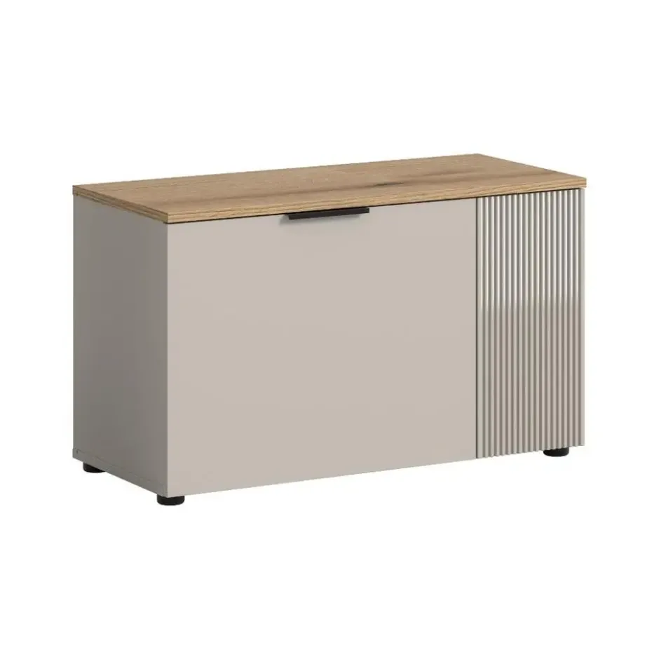 Hioshop Slide bank met opberging 2 deuren kasjmierdecor