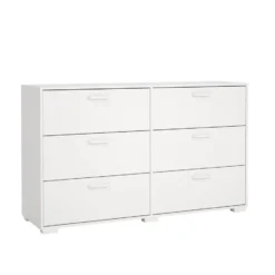 Hioshop Sofia ladekast 6 lades wit