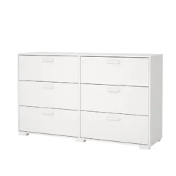 Hioshop Sofia ladekast 6 lades wit