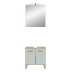 Hioshop Star badkamer incl verlichting 60cm lichtgroen
