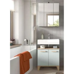 Hioshop Star badkamer incl verlichting 60cm lichtgroen