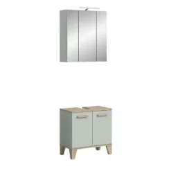 Hioshop Star badkamer incl verlichting 60cm lichtgroen