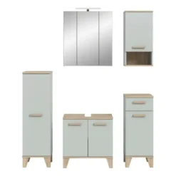 Hioshop Star badkamer incl verlichting 158cm lichtgroen