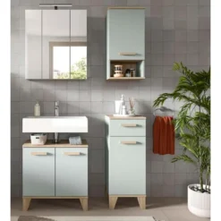 Hioshop Star badkamer incl verlichting 109cm lichtgroen
