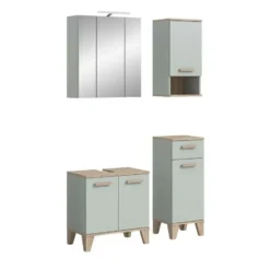 Hioshop Star badkamer incl verlichting 109cm lichtgroen