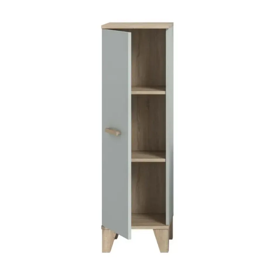 Hioshop Star badkamerkast 1 deur lichtgroen