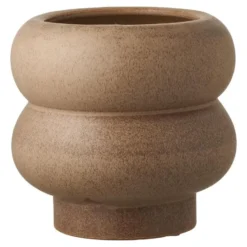 Hioshop Stina bloempot Ø19cm bruin