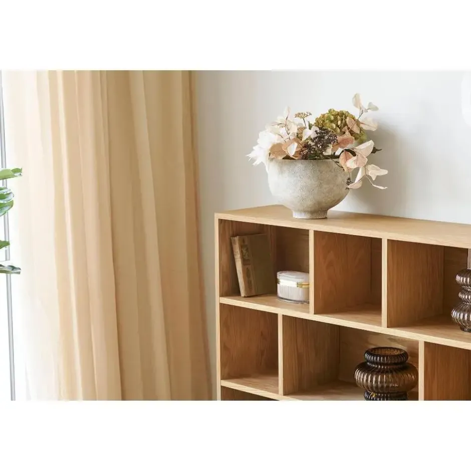 Hioshop Svala bloempot Ø26cm grijs