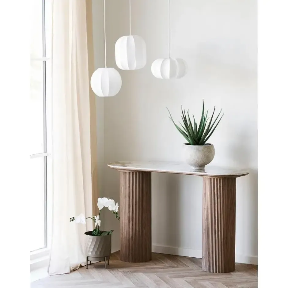 Hioshop Svala bloempot Ø26cm grijs