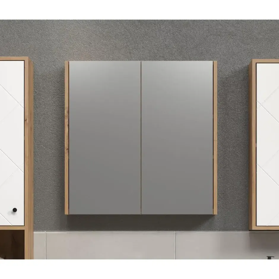 Hioshop Touch spiegelkast eik decor