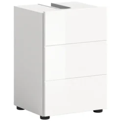 Hioshop Vira wastafel 1 deur wit hoogglans- wit