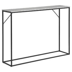 Hioshop Vita sidetable 1 plank travertin decor