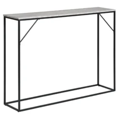 Hioshop Vita sidetable 1 plank travertin decor