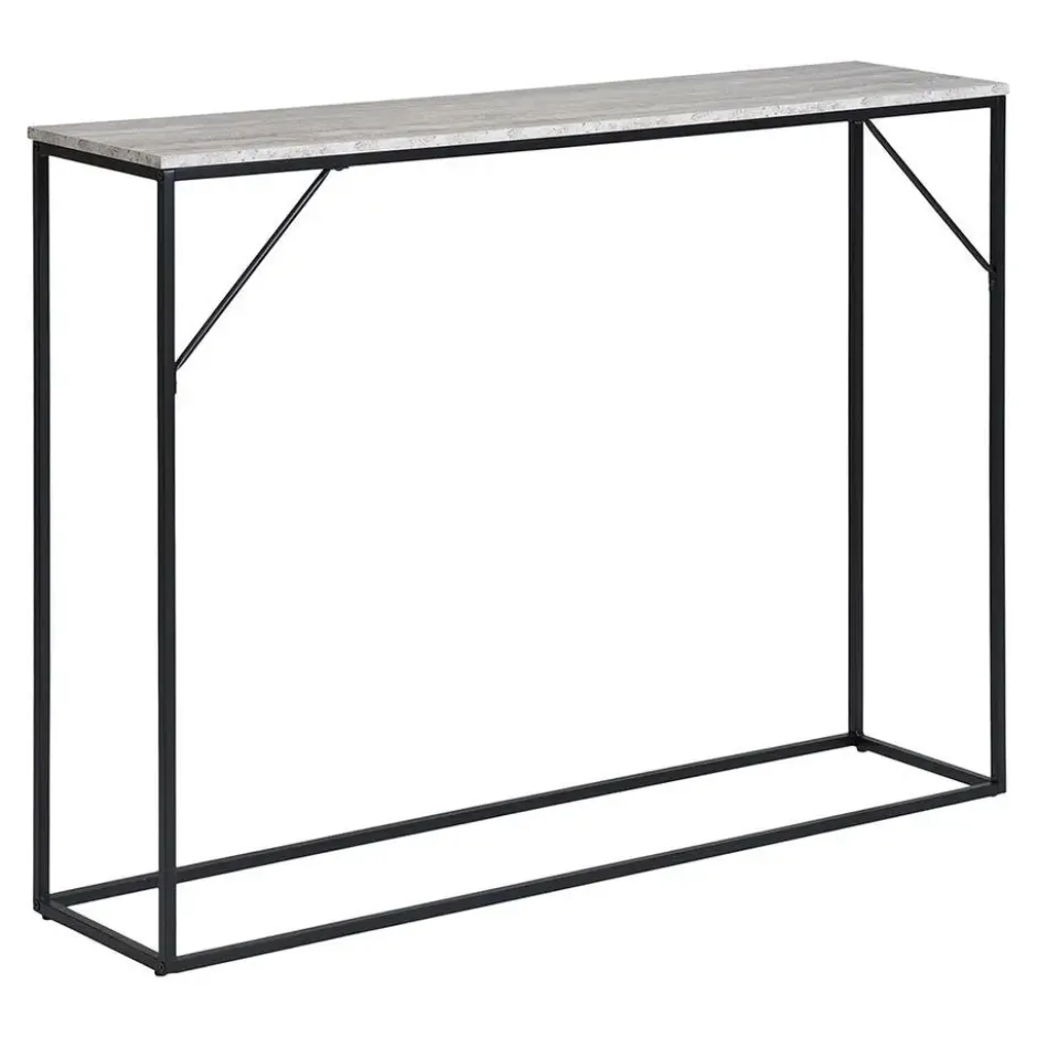 Hioshop Vita sidetable 1 plank travertin decor