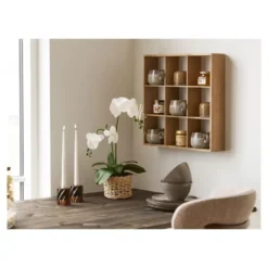 Hioshop Ylva kandelaar set van 2 bruin