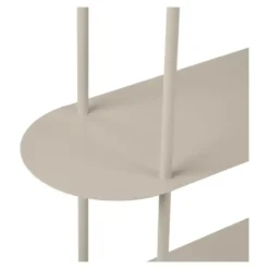 Hioshop Yrsa wandkast 5 planken zandkleur