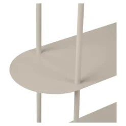 Hioshop Yrsa wandkast 5 planken zandkleur