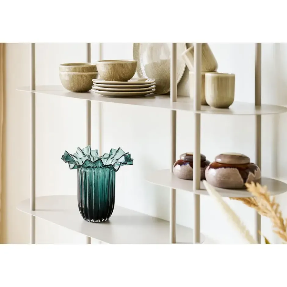 Hioshop Yrsa wandkast 5 planken zandkleur