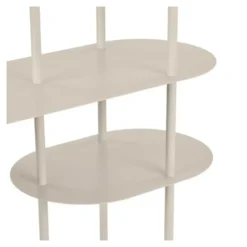 Hioshop Yrsa wandkast 5 planken zandkleur