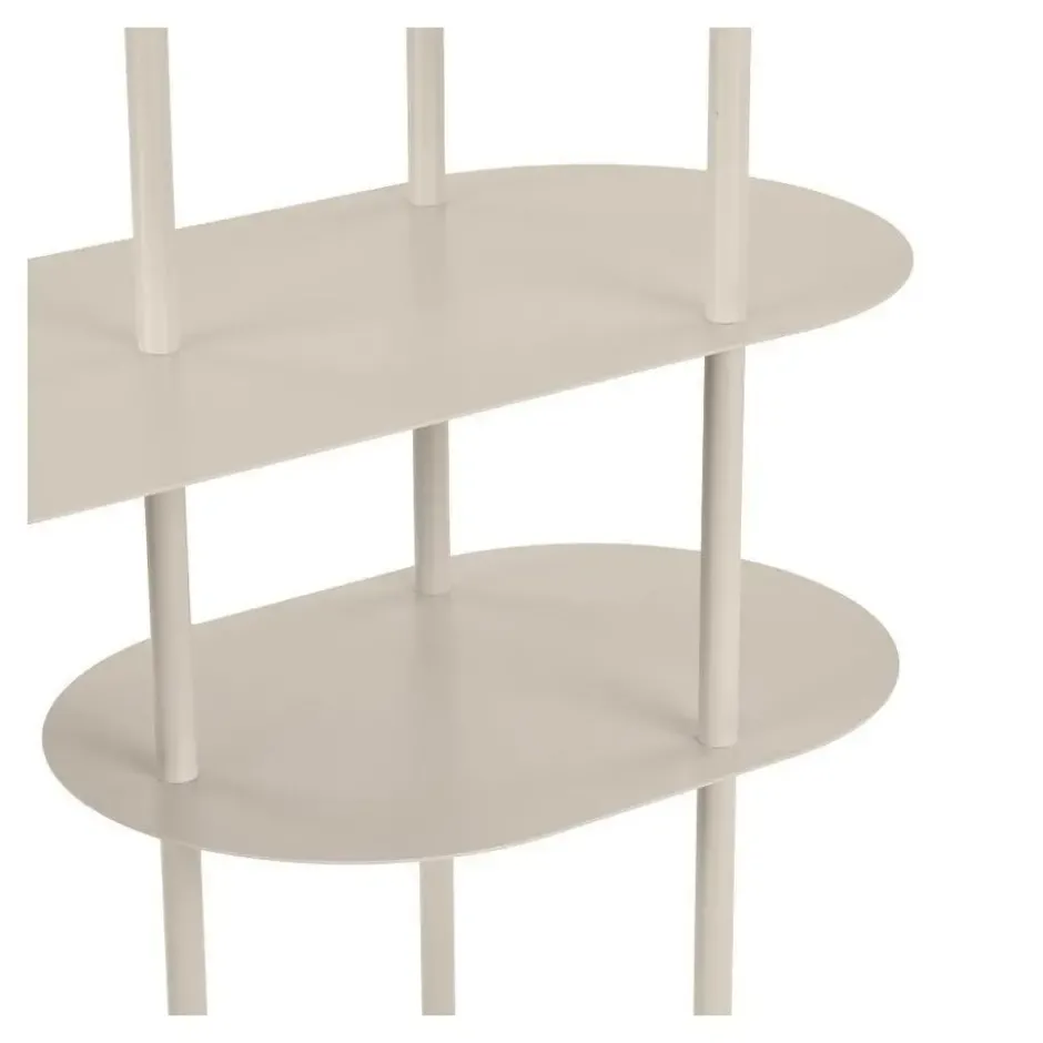 Hioshop Yrsa wandkast 5 planken zandkleur