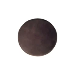 Hocker Rond Bruin Stof - 60x60x32cm - Adore