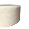 Hocker Rond Crème Stof - 60x60x32cm - Adore