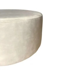 Hocker Rond Crème Stof - 80x80x39cm - Adore