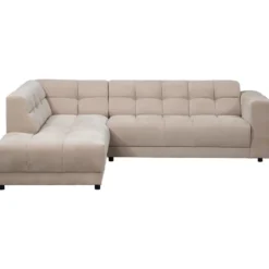 Hoekbank Charlotte met chaise longue links - Maloy - beige